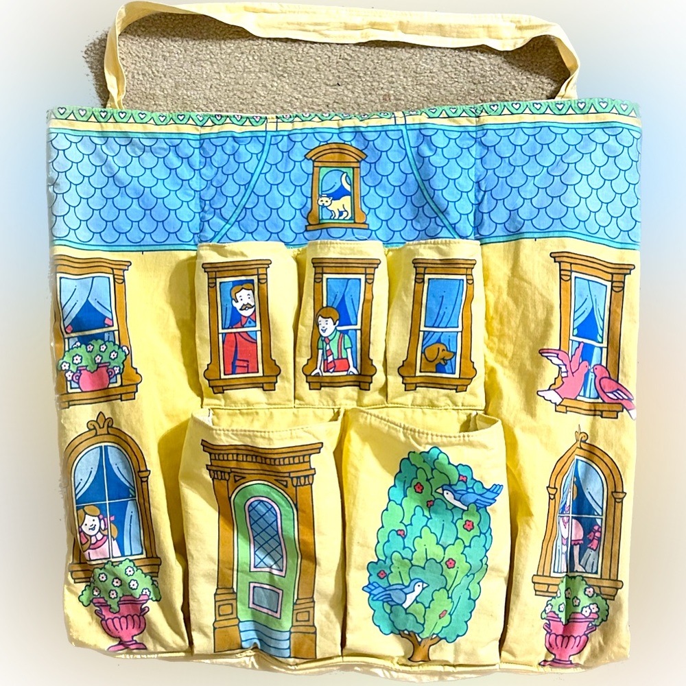 1980s AVON GIFT WRAP ORGANIZER VICTORIAN  HOUSE CHRISTMAS HOLIDAY BIRTHDAY PAPER